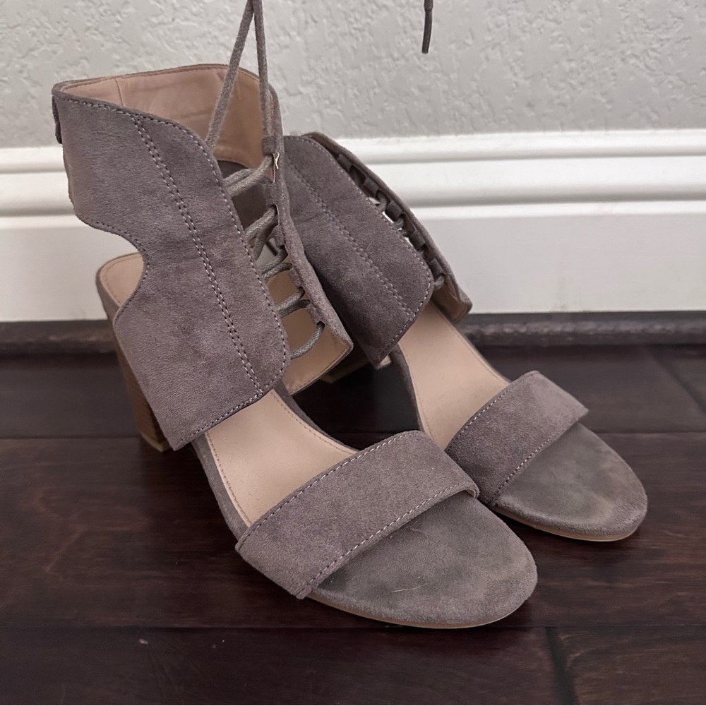 Charlotte Russe Lace Up Heels - Size 8